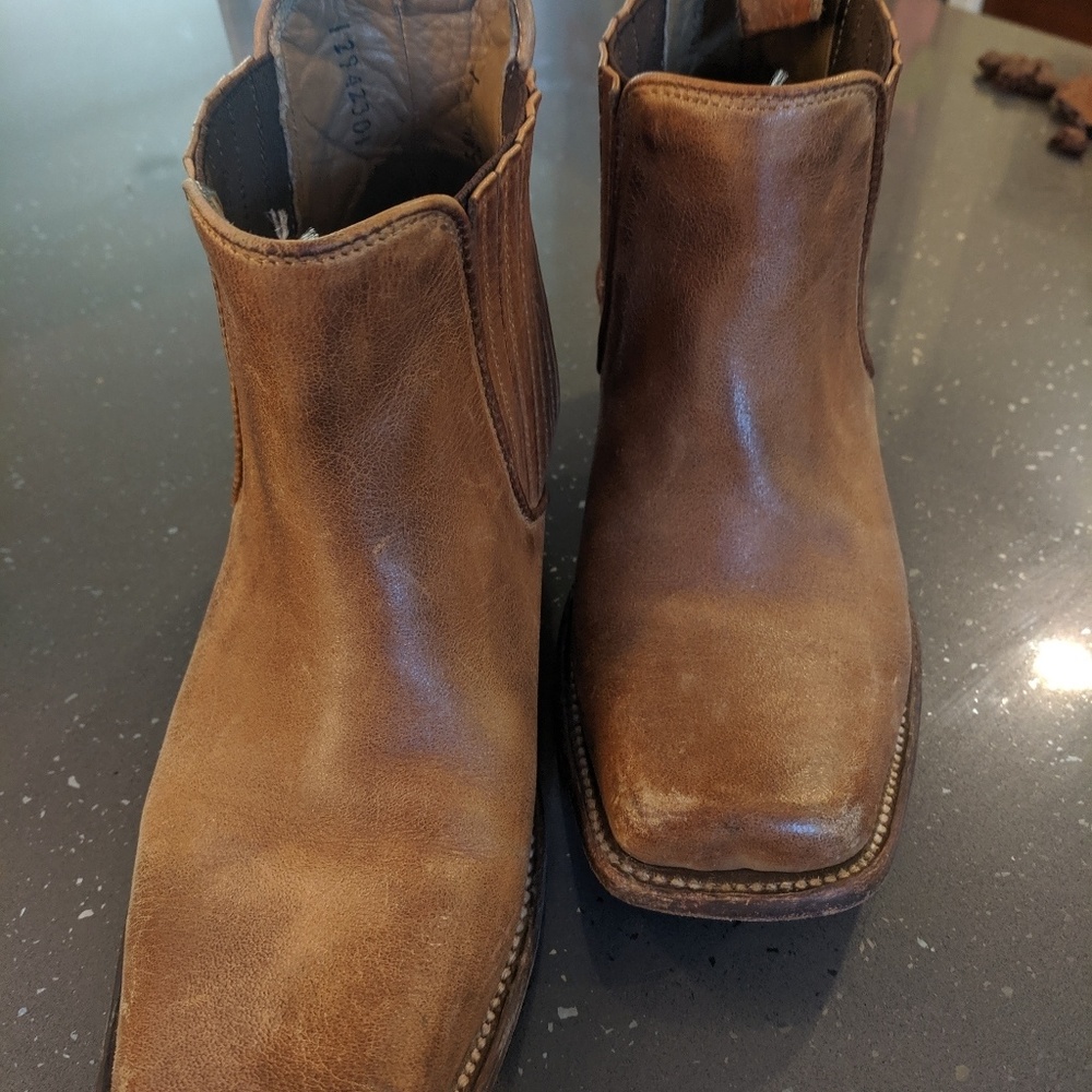 John Fluevog Leather Ankle Boots